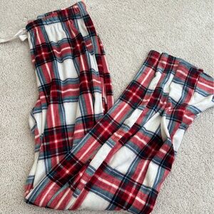 Stars Above Red and Blue Plaid Lounge Pants